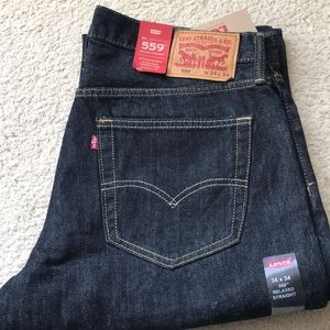 Levi’s 559 Relaxed Straight fit jeans. Size 34/34.
